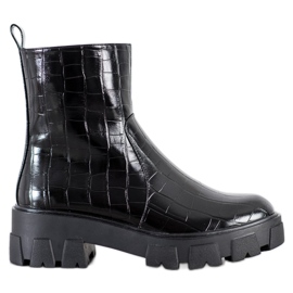 Goodin Botas en la plataforma negro Goodin Botas en la plataforma negro
