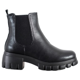 Goodin Botines chelsea en la plataforma negro
