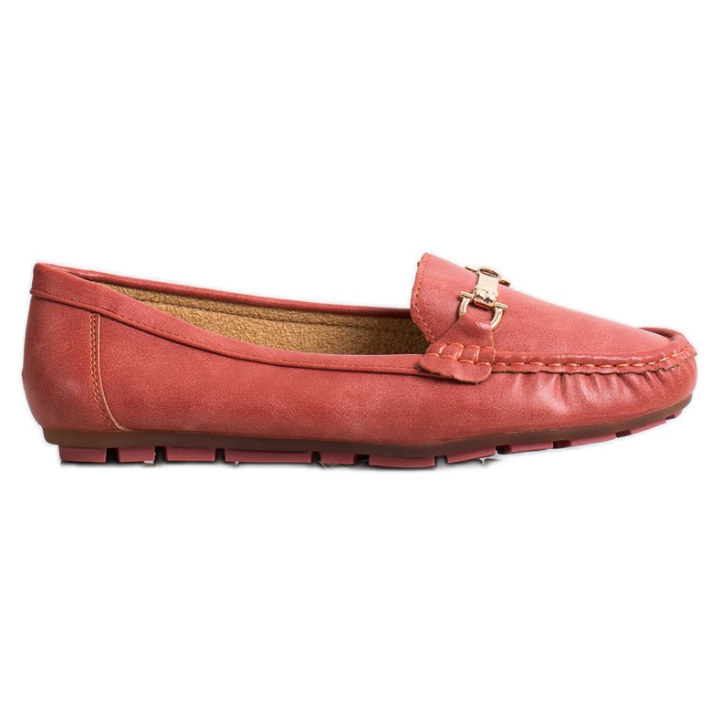 Clowse Mocasines Rojos Con Adorno Clowse Mocasines Rojos Con Adorno
