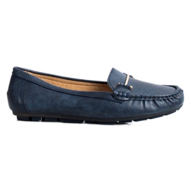 Clowse Mocasines cómodos azul marino