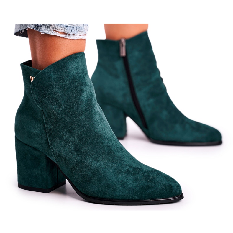 Vinceza Botas de mujer Warm Eco Suede Green So Good verde