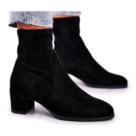 Botas De Mujer Con Tacón Alto Sergio Leone Negro BT151