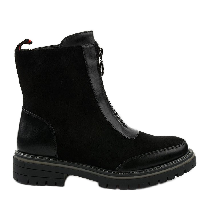 BM Botas negras planas con aislamiento Shadowgrain negro
