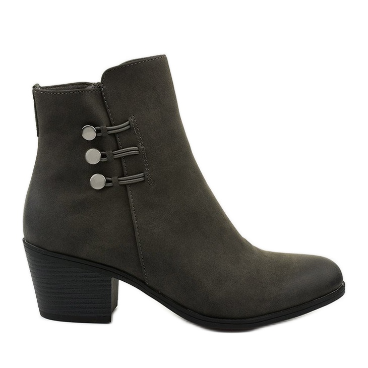 Botines de gamuza gris en el poste Keenshaper