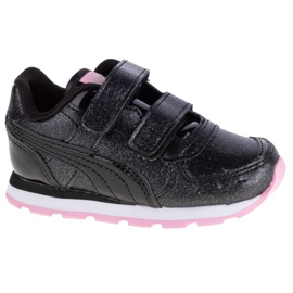 Puma Vista Glitz V Infants Jr 369721-10 negro rosado