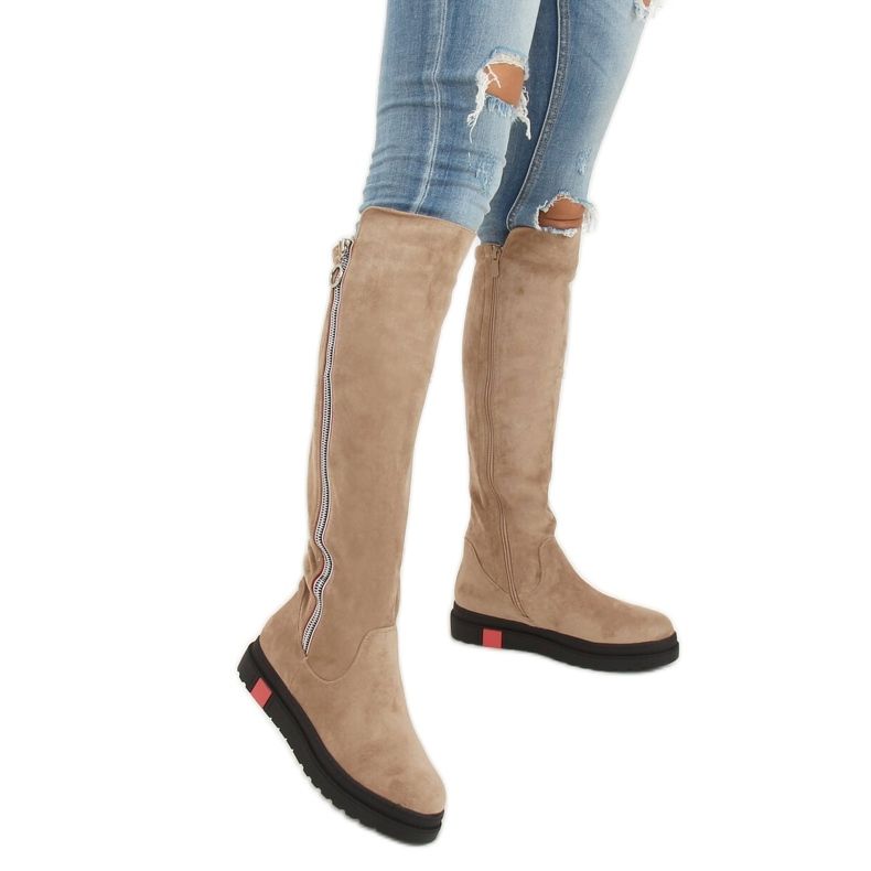 Mosqueteros planos beige NS136P Beige