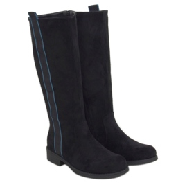 Botas de montar de mujer negras 7962-PG Black negro