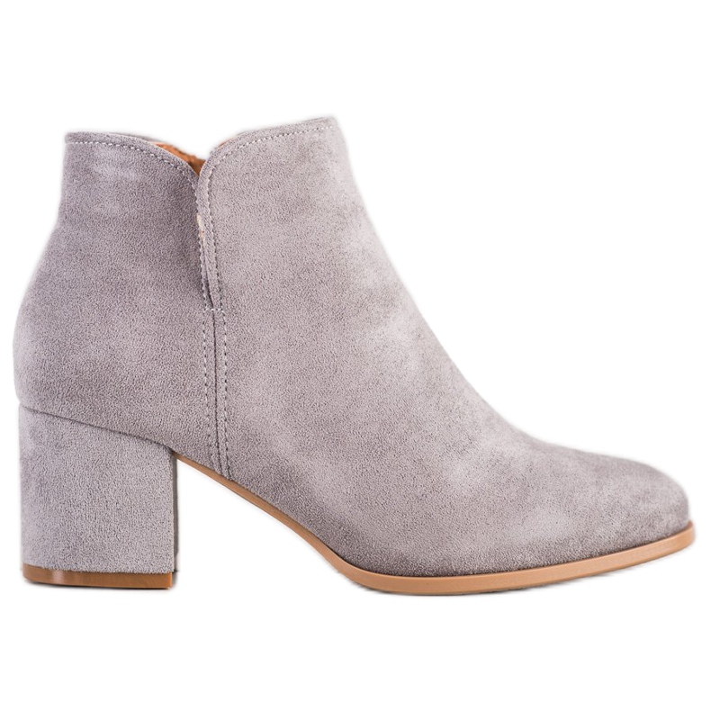 Bella Paris Botas de tacón alto con estilo gris