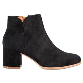 Bella Paris Botas de tacón alto con estilo negro