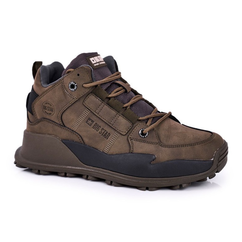 Zapatos Deportivos De Hombre Big Star Khaki GG174414 caqui