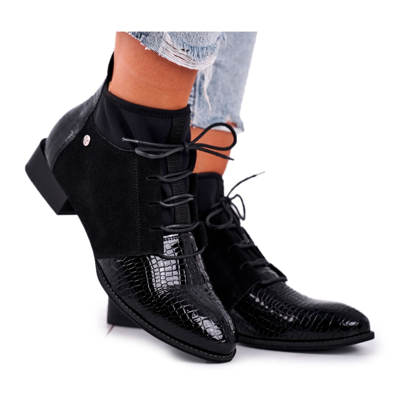 Botas Mujer Piel Maciejka Negro 04744-20