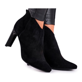 Botas de mujer con tacón alto Laura Messi Negra 2200 negro