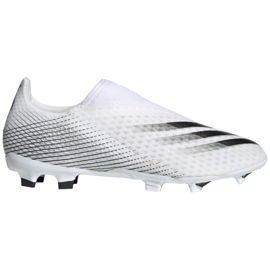 Botas de fútbol adidas X Ghosted.3 Ll Fg M EG8165 multicolor blanco