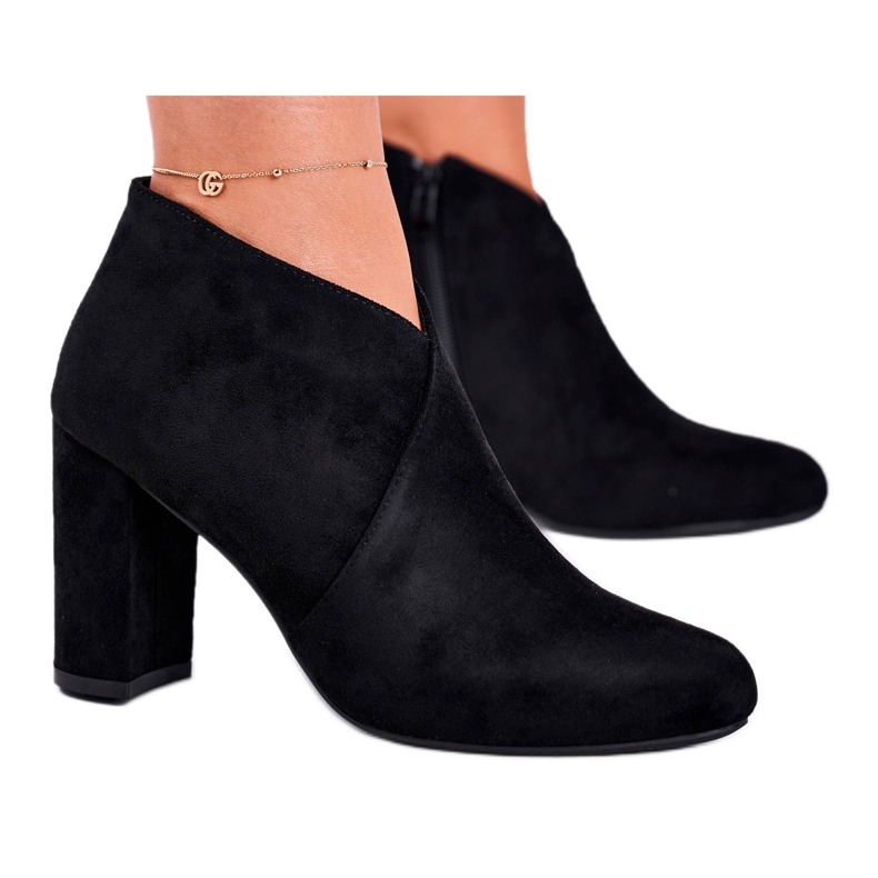 Botas De Mujer Con Tacón Alto Sergio Leone Negro BT498 Botas De Mujer Con Tacón Alto Sergio Leone Negro BT498