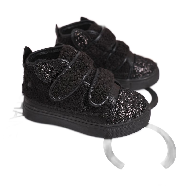 FRROCK Zapatillas para niños High Warm Black Clifford negro