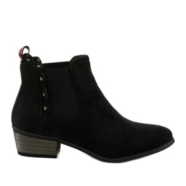 Botines planos negros de Nilanda