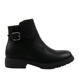 Botas Woodbreath planas negras con aislamiento negro