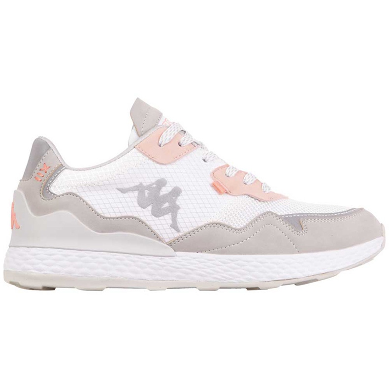 Zapatos de mujer Kappa Laverton blanco y rosa 242930 1021 rosado gris