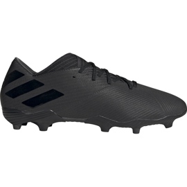 Botas de fútbol adidas Nemeziz 19.2 Fg negras F34386 negro Botas de fútbol adidas Nemeziz 19.2 Fg negras F34386 negro
