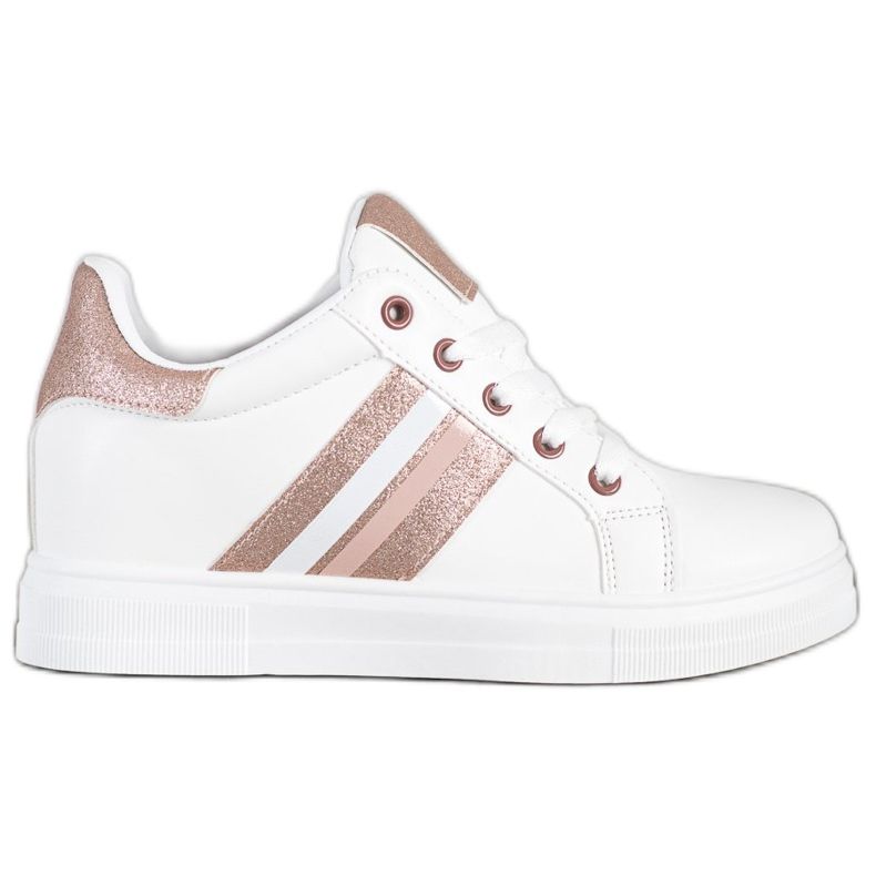 SHELOVET Calzado deportivo en una cuña blanco SHELOVET Calzado deportivo en una cuña blanco