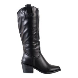 SHELOVET Botas de vaquero negras negro SHELOVET Botas de vaquero negras negro