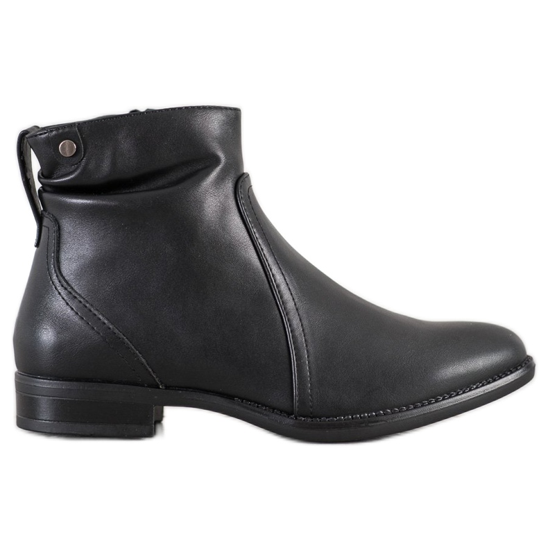 Botas negras clásicas de Sergio Leone negro