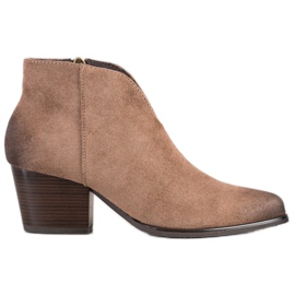 Botas cortas VINCEZA beige