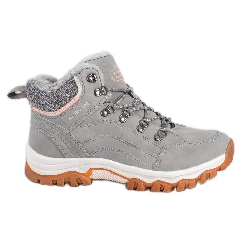 Ax Boxing Zapatos de trekking cómodos gris Ax Boxing Zapatos de trekking cómodos gris