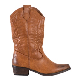 SDS Botas vaqueras marrones marrón