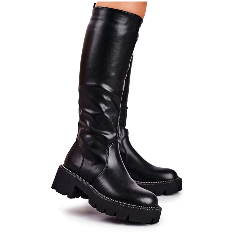 Ideal Botas de Mujer Warm Black Ambicious negro