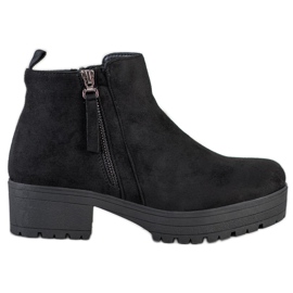 Clowse Botas negras en la plataforma negro Clowse Botas negras en la plataforma negro
