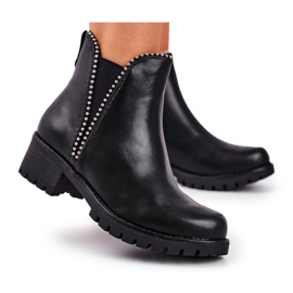 Botas Warm Black Starry para mujer negro