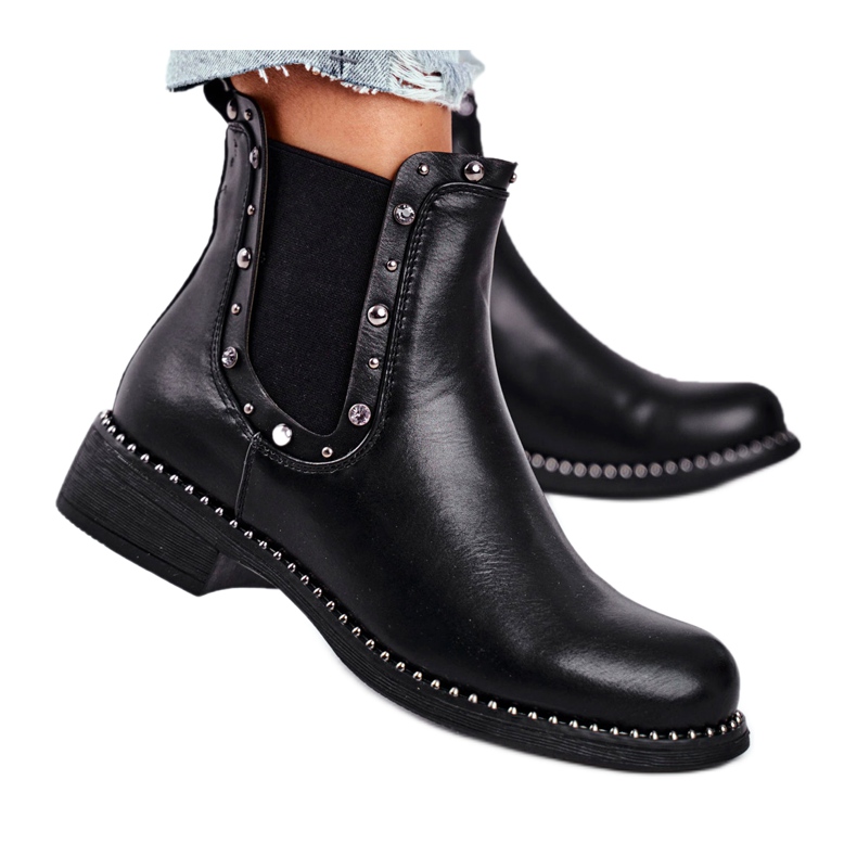 Botines negros para mujer Jodhpur boots Visible