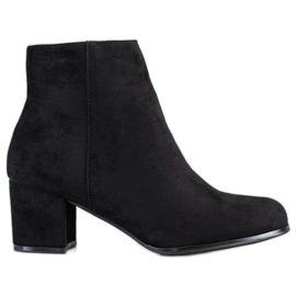 Lovery Botas negras de ante negro