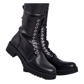 FRSS Botas cálidas negras para mujer Support Me negro