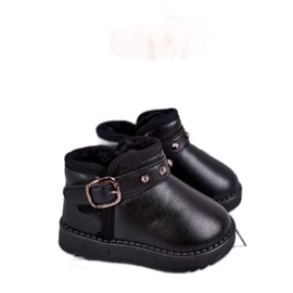 Apawwa Botas de nieve para niños con aislamiento negro Jinnie Apawwa Botas de nieve para niños con aislamiento negro Jinnie