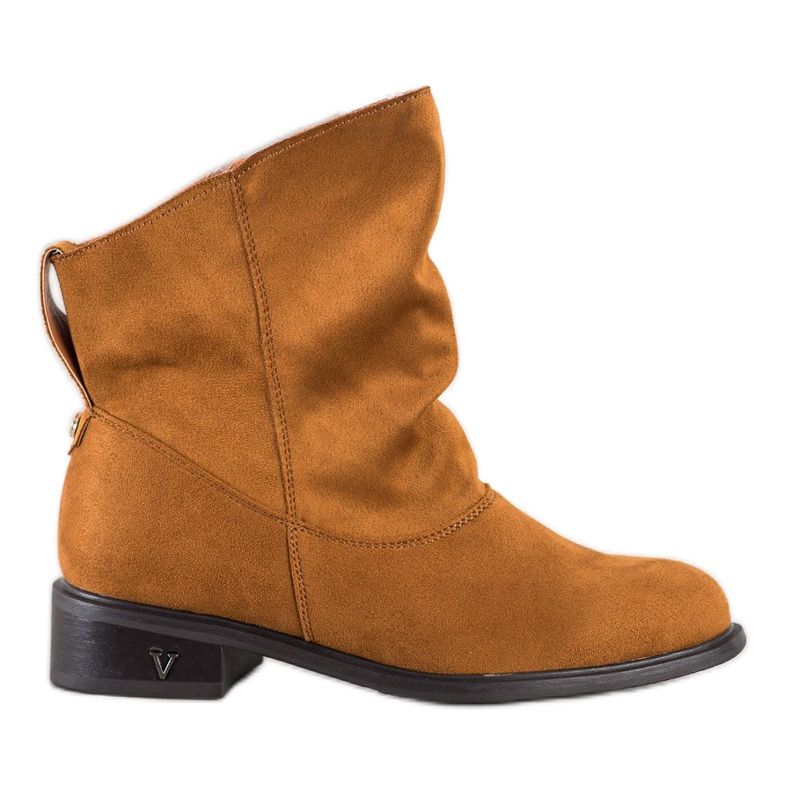 Gogo Botas con parte superior ancha marrón Gogo Botas con parte superior ancha marrón