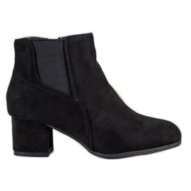 Clowse Botas de gamuza clásicas negro