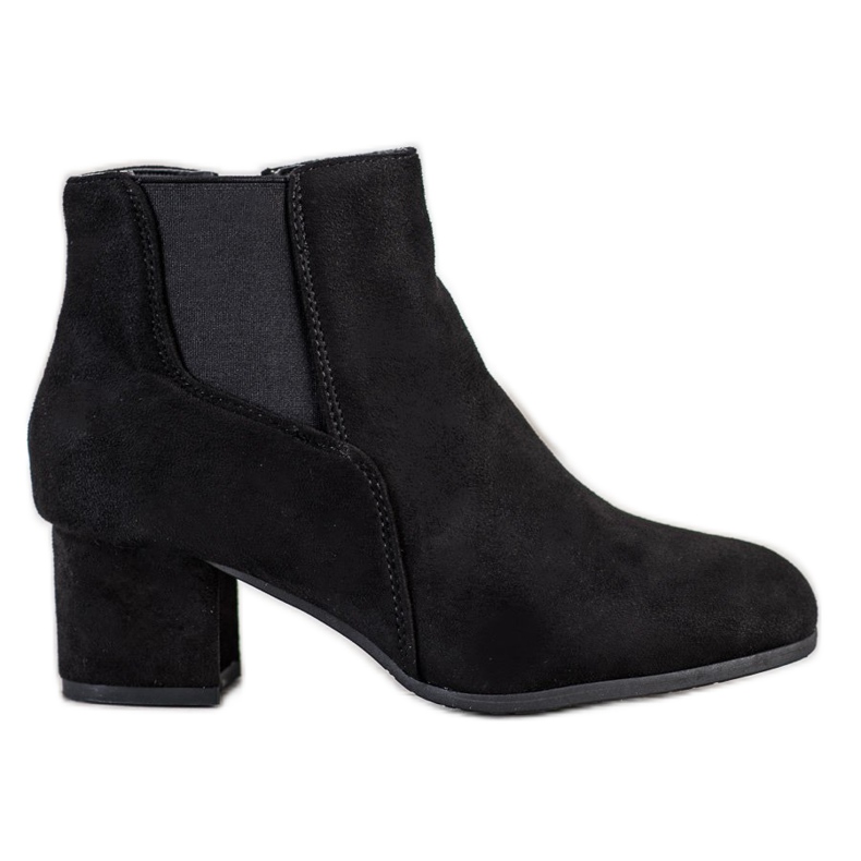 Clowse Botas de gamuza clásicas negro