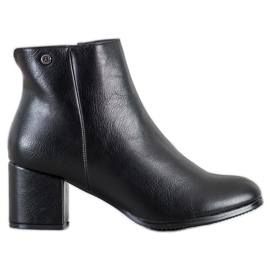 J. Star Botas cálidas con cuero ecológico negro