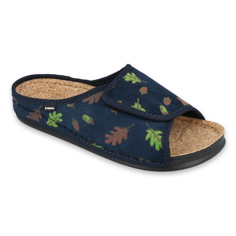 Befado Zapatos de mujer Inblu 155D115 azul marino verde