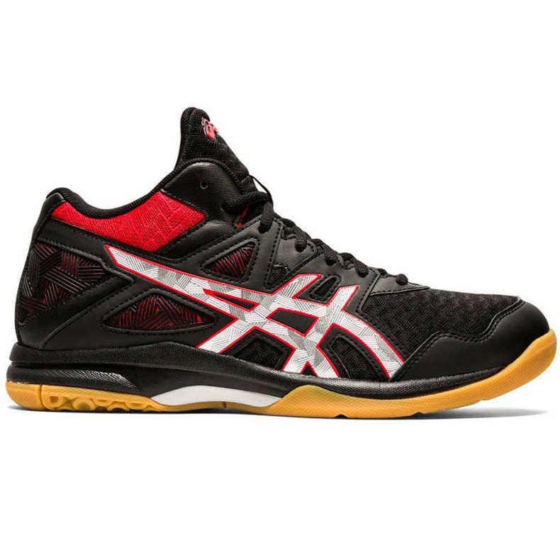 Zapatillas de voleibol Asics Gel-Task Mt 2 negro-rojo 1071A036 004 para hombre