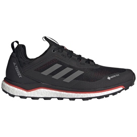 Zapatillas hombre adidas Terrex Agravic Flow negras y rojas FU7448 negro