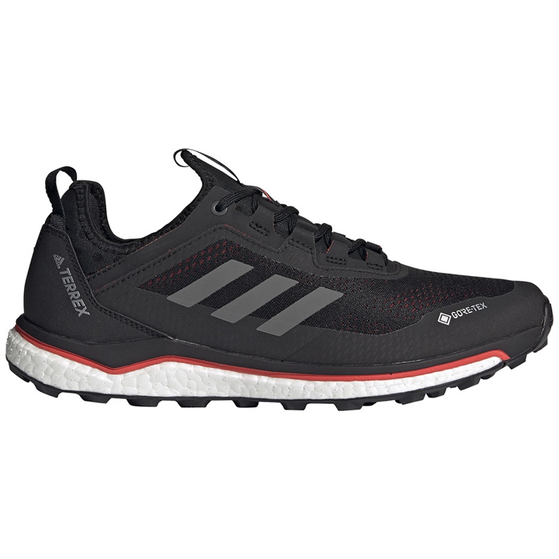 Zapatillas hombre adidas Terrex Agravic Flow negras y rojas FU7448 negro