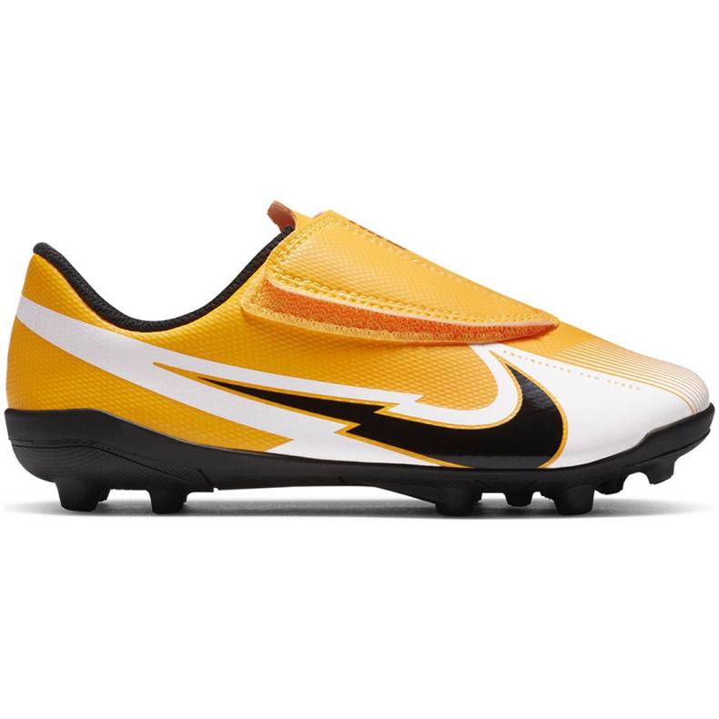 Zapatos de fútbol Nike Mercurial Vapor 13 Club Mg PS (V) Jr AT8162 801 amarillo amarillo