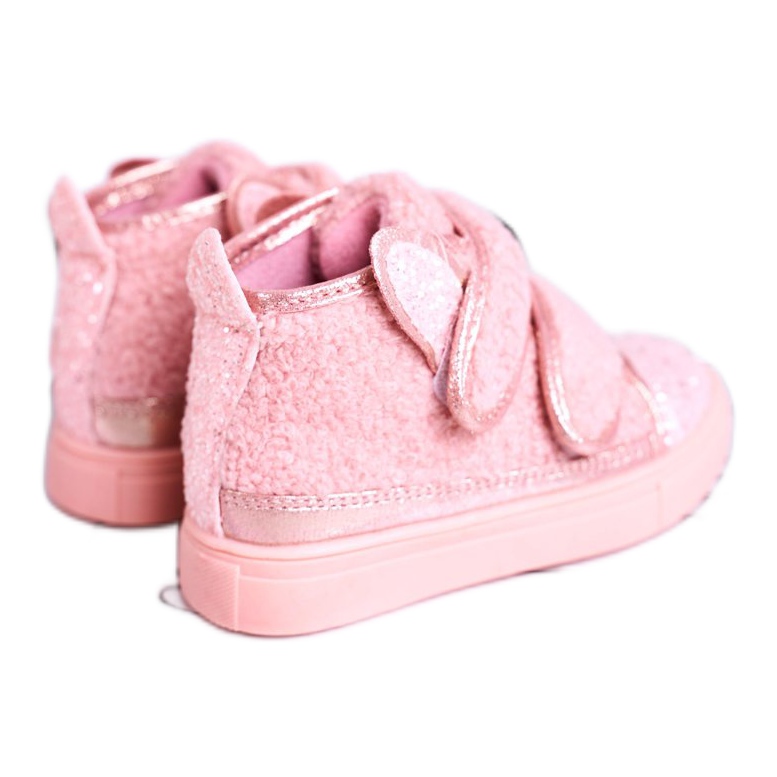 FRROCK Zapatillas para niños High Warm Pink Clifford rosado