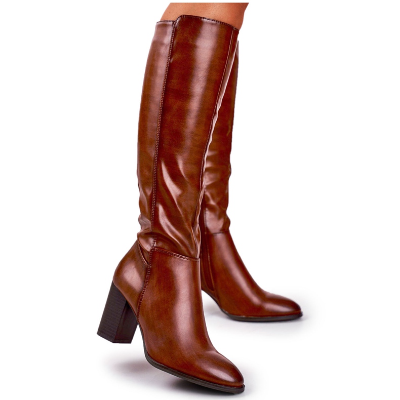 Botas altas de mujer Sergio Leone marrón KZ278