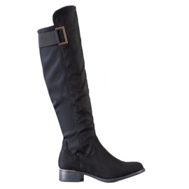 Evento Botas con cinturón decorativo negro Evento Botas con cinturón decorativo negro