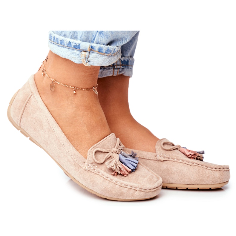 Evento Mocasines Mujer Ante 20PB35-2003 Beige Donna Mia