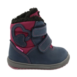 Botas botas con membrana TE-POR Mazurek 1351 M azul marino rosa